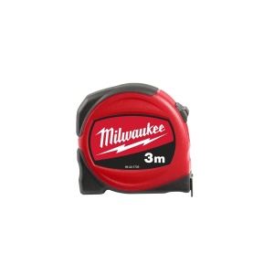 Ruleta non-magnetica SLIMLINE, latime banda 16 mm, lungime 3 m, Milwaukee, cod 48227703 - Img 1