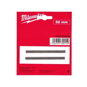Set 2 cutite reversibile din carbura de tungsten pentru rindele, latime 82 mm, Miwaukee, cod 4932273484 - Img 2