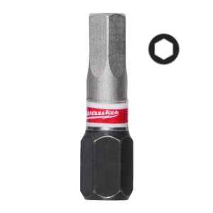 Set 3 biti Hex SHOCKWAVE IMPACT DUTY, 25 mm, 2.5-12 mm, Milwaukee
