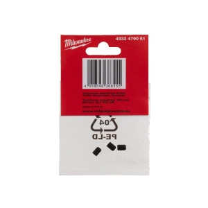 Set 3 suruburi M6 pentru carote TCT, Milwaukee, cod 4932479061 - Img 2
