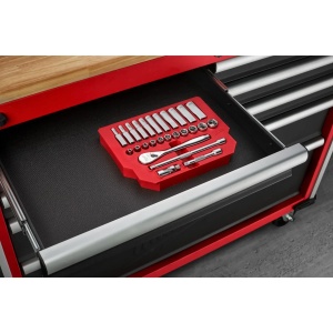 Set 32 de piese antrenor cu clichet 3/8 " si chei tubulare, sistem metric, Milwaukee, cod 4932464945 - Img 3