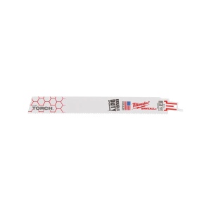 Set 5 panze fierastrau sabie pentru demolare HEAVY DUTY TORCH, 230X10 TPI, Milwaukee, cod 48005713