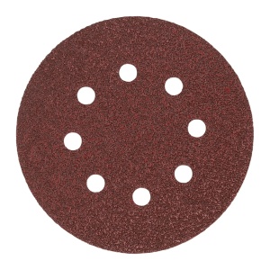 Set 50 foi abrazive pentru slefuitoare orbitale, 8 gauri, diametru 125 mm, granulatie 40, Milwaukee, cod 4932492191