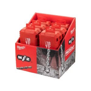 Set 7 burghie SDS+ M2, diametre 5 / 6 x 110 mm, 5.5 / 6 / 7 / 8 / 10 x 160 mm, Milwaukee, cod 4932492116 - Img 2