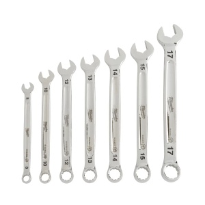 Set 7 chei combinate MAX BITE, sistem metric, 8-17 mm, Milwaukee, cod 4932464257 - Img 2