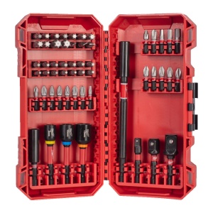 Set biti impact SHOCKWAVE IMPACT DUTY, 54 piese, Milwaukee, cod 4932500389