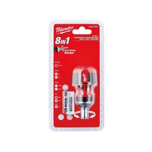 Surubelnita compacta cu clichet 8 in 1, multi-bit, PH1 / PH2 / PZ1 / PZ2 / TX15 / SL4.8 / SL6.4, Milwaukee, cod 4932471868 - Img 2