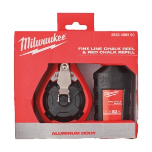 Trasor cu sfoara FINE LINE + rezerva rosie, latime sfoara 0.9 mm, lungime sfoara 30 m, Milwaukee, cod 4932498390