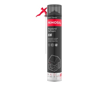 Adeziv spuma manuala pentru polistiren Polystyrol FixFoam STRAW 836, 750ml, Penosil, cod A6075