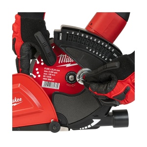 Aparatoare de praf pentru debitare DEC 230, compatibila cu polizoare 180 mm/230 mm, Milwaukee, cod 4932459340 - Img 4