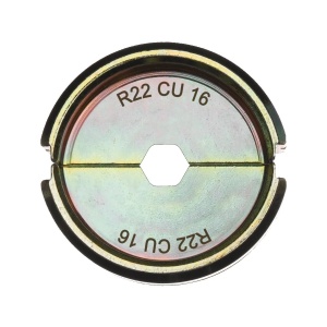 Bac de sertizare papuci cablu tubulari si conectori R22 CU 16, forma HEX, Milwaukee, cod 4932451755