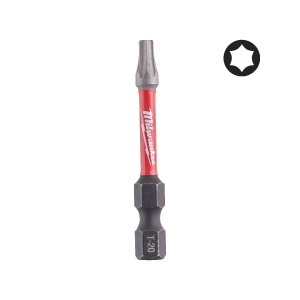 Bit TX pentru surubelnite SHOCKWAVE IMPACT DUTY TX20x50 mm Milwaukee, cod 4932430877