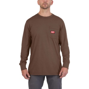 Bluza lucru WT LS BR, maro, Milwaukee