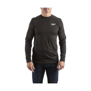 Bluza tehnica WORKSKIN WW LS BL, neagra, Milwaukee - Img 2