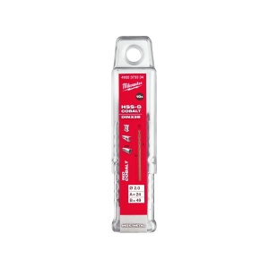 Burghiu pentru metal HSS-G RED COBALT-DIN 338 ø2.0 mm Milwaukee, cod 4932373334 - Img 3