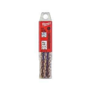 Burghiu pentru metal HSS-G RED COBALT-DIN 338 ø4.0 mm Milwaukee, cod 4932373339 - Img 3