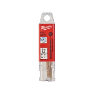 Burghiu RED COBALT pentru metal - HSS-Ground - DIN 338, Milwaukee, cod 4932373332
