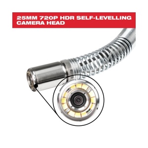Camera de inspectie canalizare M18 SIC30 HDR-0, camera HDR 25 mm, diametru cablu 9.5 mm, cablu 30 m, Milwaukee, cod 4933493952 - Img 3