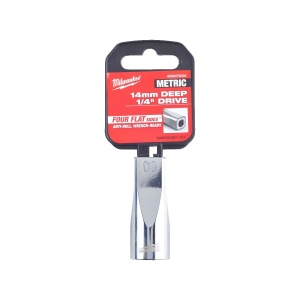 Cap cheie tubulara 1/4'' lunga, marime 14 mm, lungime 50 mm, Milwaukee, cod 4932478334 - Img 2