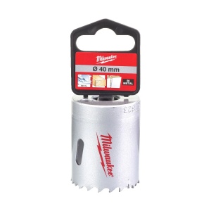 Carota BI-METAL HOLE DOZER pentru contractanti, diametru 40 mm, 38 mm adancime max taiere, Milwaukee, cod 4932464685 - Img 2
