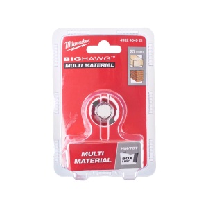 Carota BIG HAWG multi material, diametru 25 mm, adancime max 60 mm, 2 dinti, Milwaukee, cod 4932464921 - Img 2