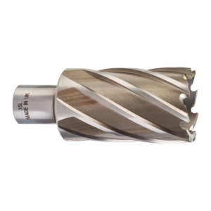 Carota HSS cu prindere Weldon de 19 mm, 35x50 mm, Milwaukee, cod 4932371762