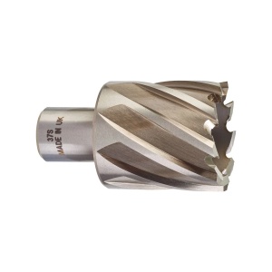 Carota HSS cu prindere Weldon de 19 mm, 37x30 mm, Milwaukee, cod 4932371746