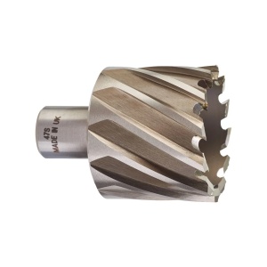 Carota HSS cu prindere Weldon de 19 mm, 47x30 mm, Milwaukee, cod 4932371756