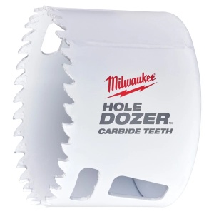 Carota TCT HOLE DOZER cu dinti din carbura, diametru 70 mm, adancime max 41 mm, Milwaukee, cod 49560731