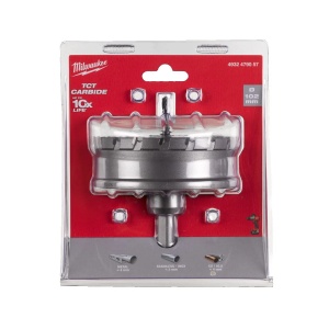 Carota TCT pentru otel inoxidabil, diametru 102 mm, adancime max 25 mm, Milwaukee cod 4932479057 - Img 2