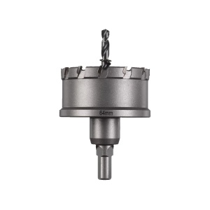 Carota TCT pentru otel inoxidabil, diametru 64 mm, adancime max 25 mm, Milwaukee, cod 4932479052