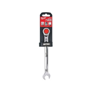 Cheie combinata cu clichet MAX BITE, deschidere 13 mm, lungime 187 mm, Milwaukee, cod 4932471506 - Img 2