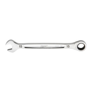 Cheie combinata cu clichet MAX BITE, deschidere 15 mm, lungime 208 mm, Milwaukee, cod 4932471508