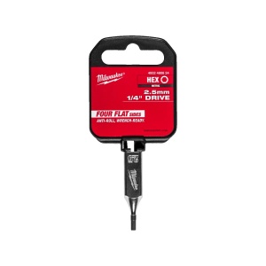 Cheie tubulara cu bit direct in cap, 2.5 mm, prindere 1/4" HEX, Milwaukee, cod 4932480824 - Img 2