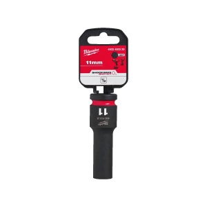 Cheie tubulara de impact SHOCKWAVE IMPACT DUTY 1/2", lunga, marime 11 mm, Milwaukee, cod 4932480329 - Img 2