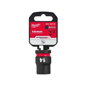 Cheie tubulara de impact SHOCKWAVE IMPACT DUTY 1/2", scurta, marime 14 mm, Milwaukee, cod 4932480308 - Img 2