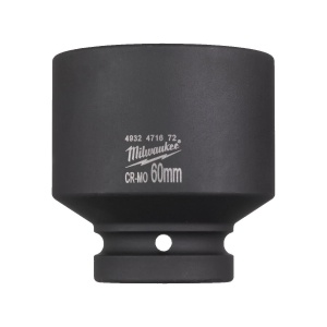 Cheie tubulara de impact SHOCKWAVE IMPACT DUTY 1" patrat, scurta, marime 60 mm, Milwaukee, cod 4932471672