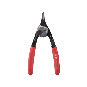 Cleste mediu pentru inele de siguranta, drept, int-ext, unghi vf 18 grade, vf 1.2mm, 154 mm lungime, Milwaukee, cod 4932492490