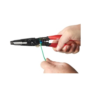 Cleste multifunctional pentru dezizolare si sertizare 6 marimi diferite, taietor bolt M2.6-M5, Milwaukee, cod 4932493816 - Img 2