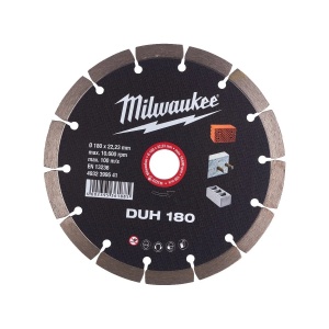 Disc diamantat DUH, 180x22.23X2.4 mm, Milwaukee, cod 4932399541