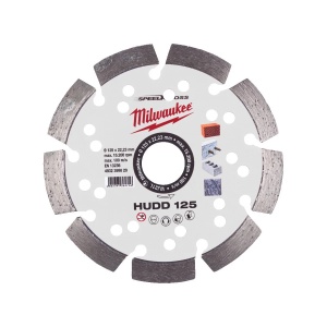 Disc diamantat SPEEDCROSS HUDD, 125x22.23X2.6 mm, Milwaukee, cod 4932399820