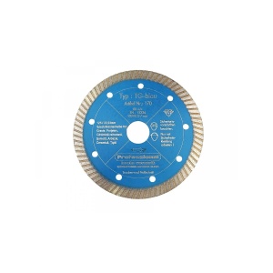 Disc diamantat super subtire pentru taiere gresie TG-BLAU, 125 mm, Atlas Diamant, cod 1700125022TGBL