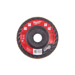 Disc lamelar CERA TURBO SLC 50/115, diametru disc 115 mm, granulatie 80, Milwaukee, cod 4932472230 - Img 2
