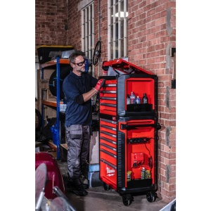 Dulap pentru scule mobil SRC30-1, cu 7 sertare, metalic, 810 x 524 x 1064 mm, Milwaukee, cod 4932478849 - Img 3