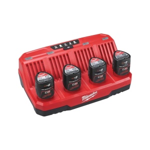 Incarcator cu 4 porturi M12 C4, tip incarcator secvential, Milwaukee, cod 4932430554 - Img 4