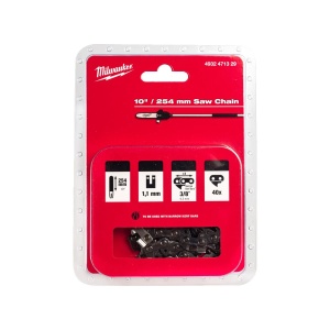 Lant pentru fierastraul M18 FOPH-CSA, lungime sina 25 cm/ 10", pas lant 9.5 mm/ 3/8", Milwaukee, cod 4932471329 - Img 3