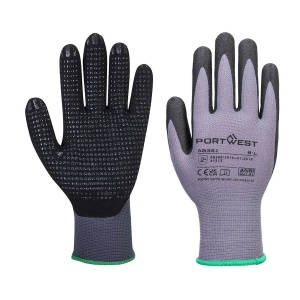 Manusi DermiFlex Essential gri/negru, nivel taiere A (b), Portwest