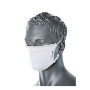 Masca faciala din tesatura anti-microbiana cu 3 straturi, Portwest - Img 3