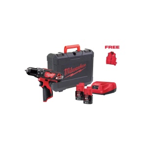 Masina de gaurit cu percutie M12 BPD-202C, subcompacta, cuplu 30 Nm, 190 mm, Milwaukee, cod 4933499465