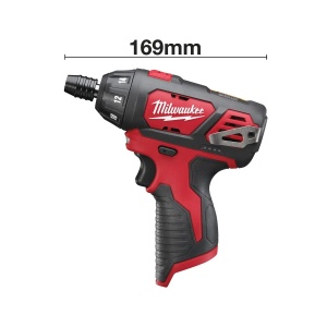 Masina de insurubat M12 BSD-0, subcompacta, cuplu 20 Nm, prindere 1/4" HEX, 169 mm, Milwaukee, cod 4933447135 - Img 6